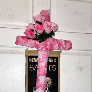 Breast cancel wreath I am making Breast cancel wreath for the month of October